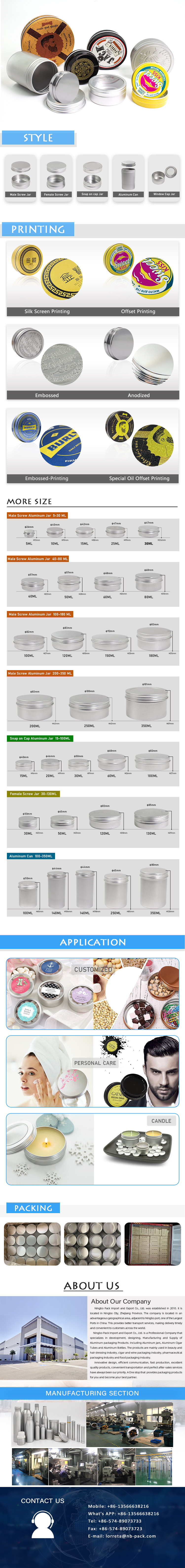 5ml Aluminum Jar