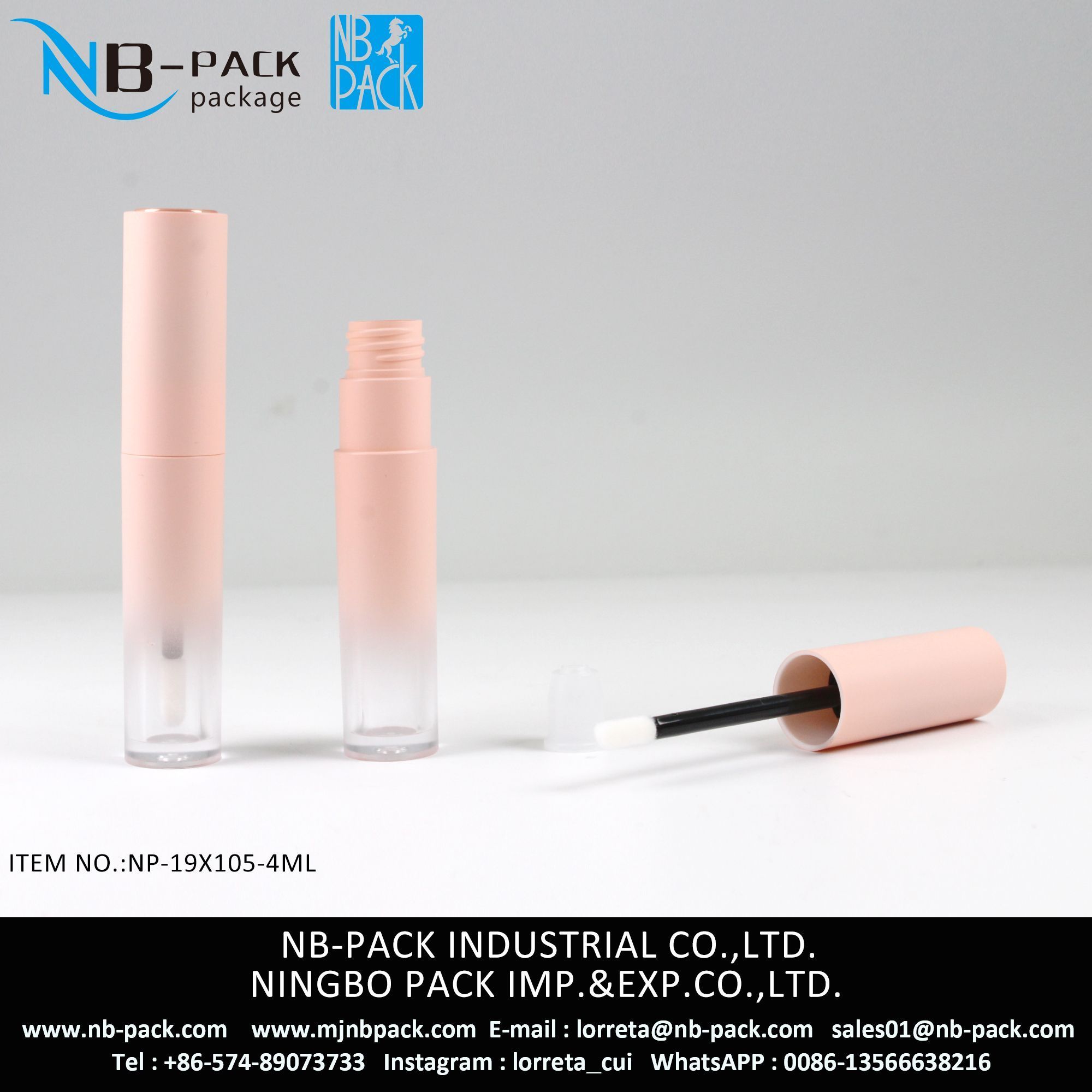 4ml Plastic Lipstick Tube