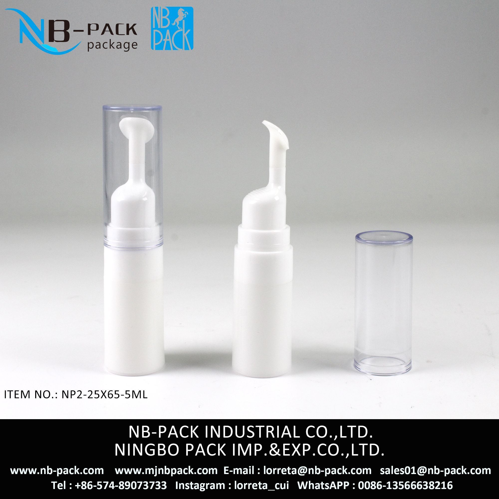 5ml Plastic Airless Bottle