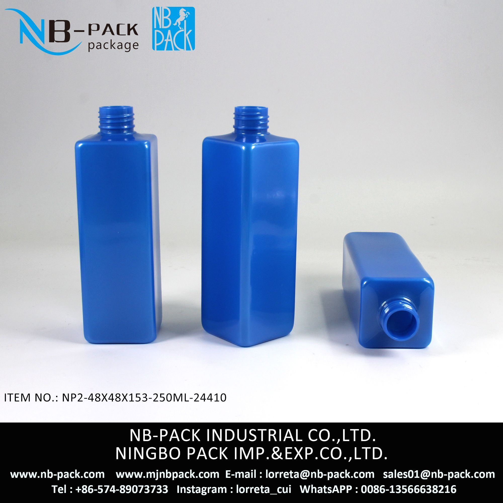250ml Plastic PET Bottle