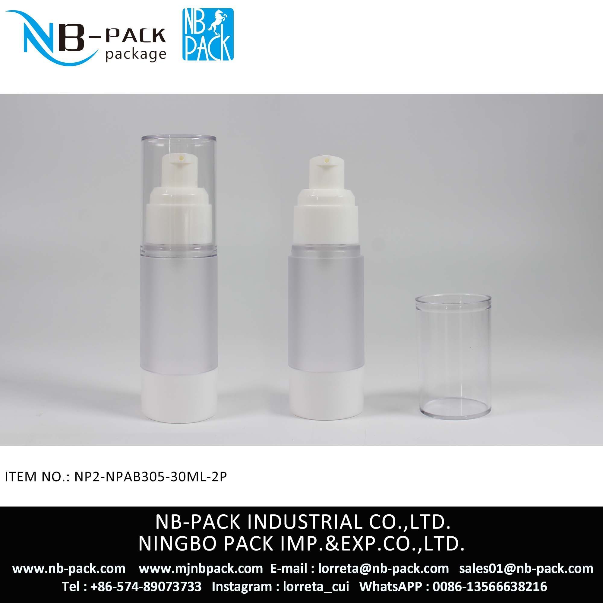 30ml Plastic Airless Bottle