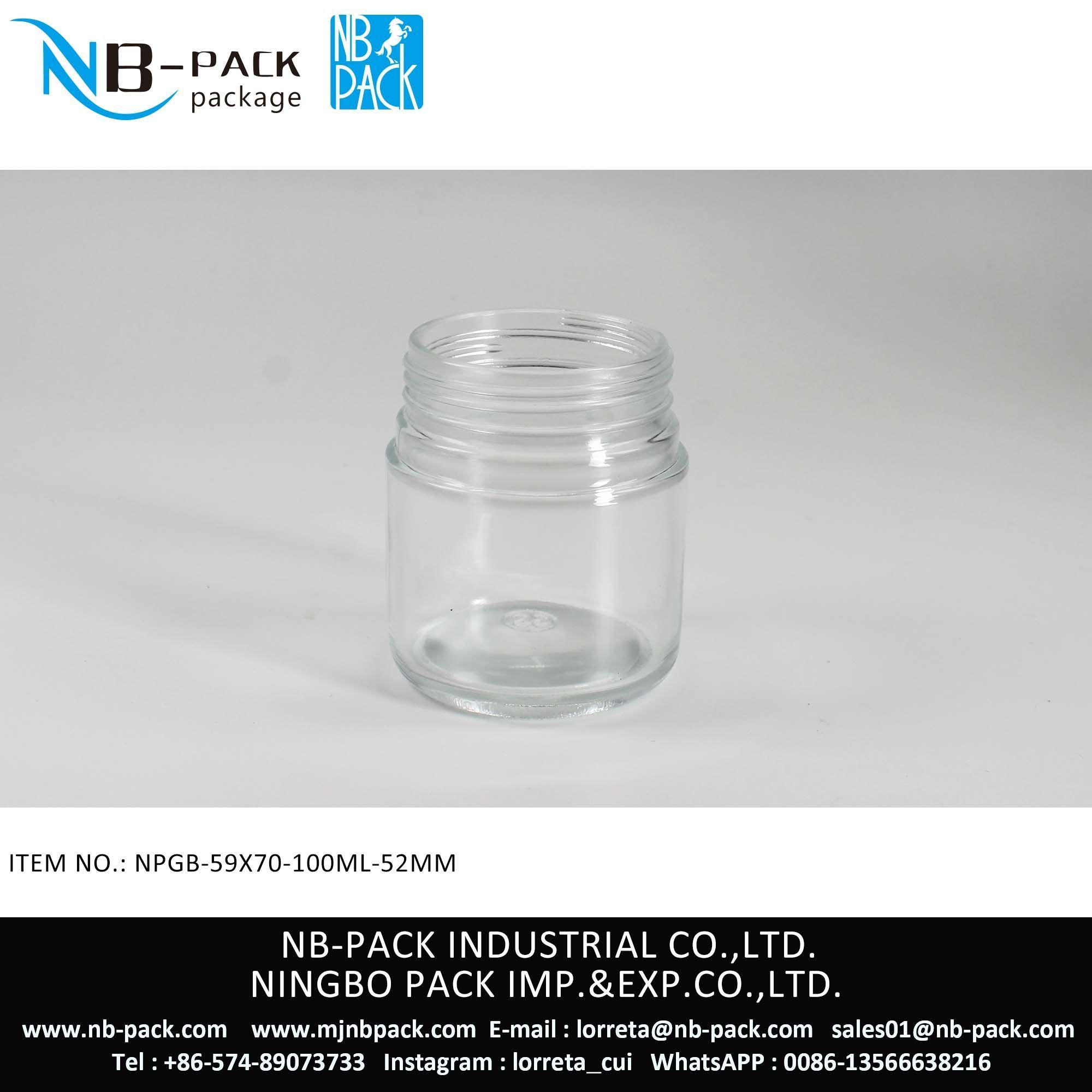 100ml Child Resistant Glass Jar