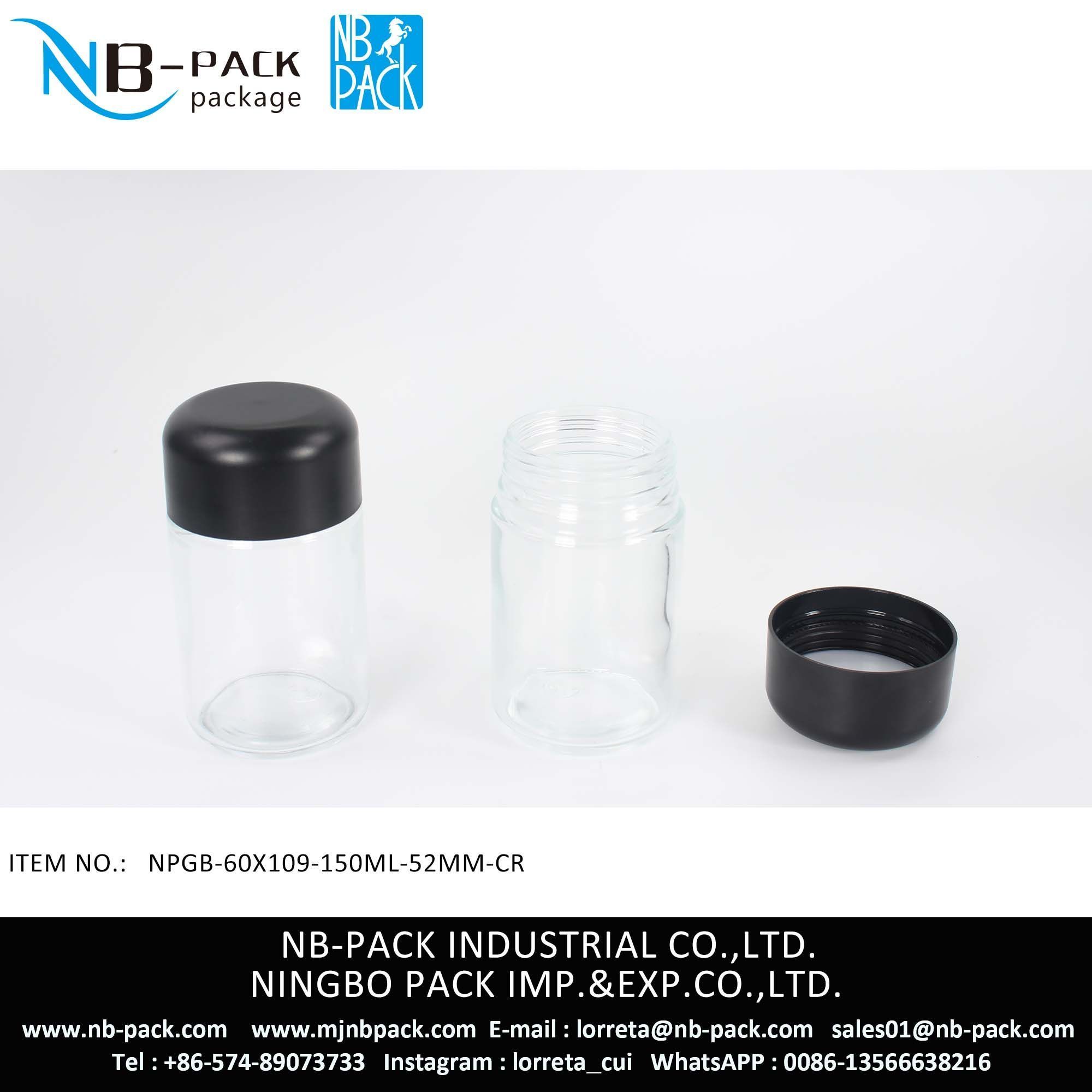 150ml Child Resistant Glass Jar