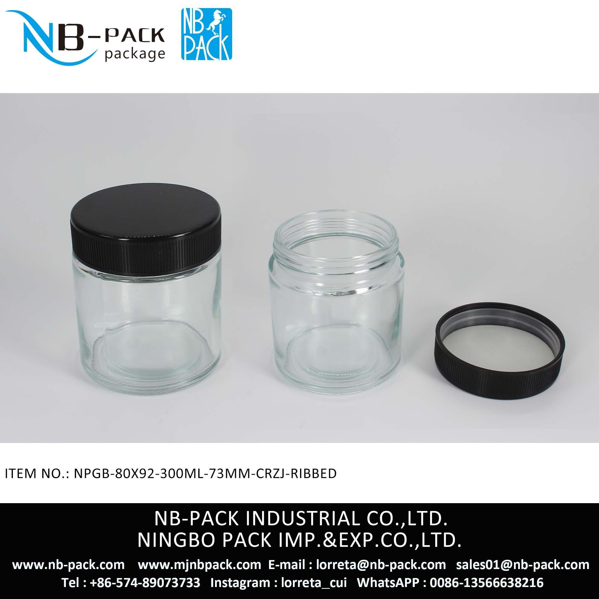 300ml Child Resistant Glass Jar