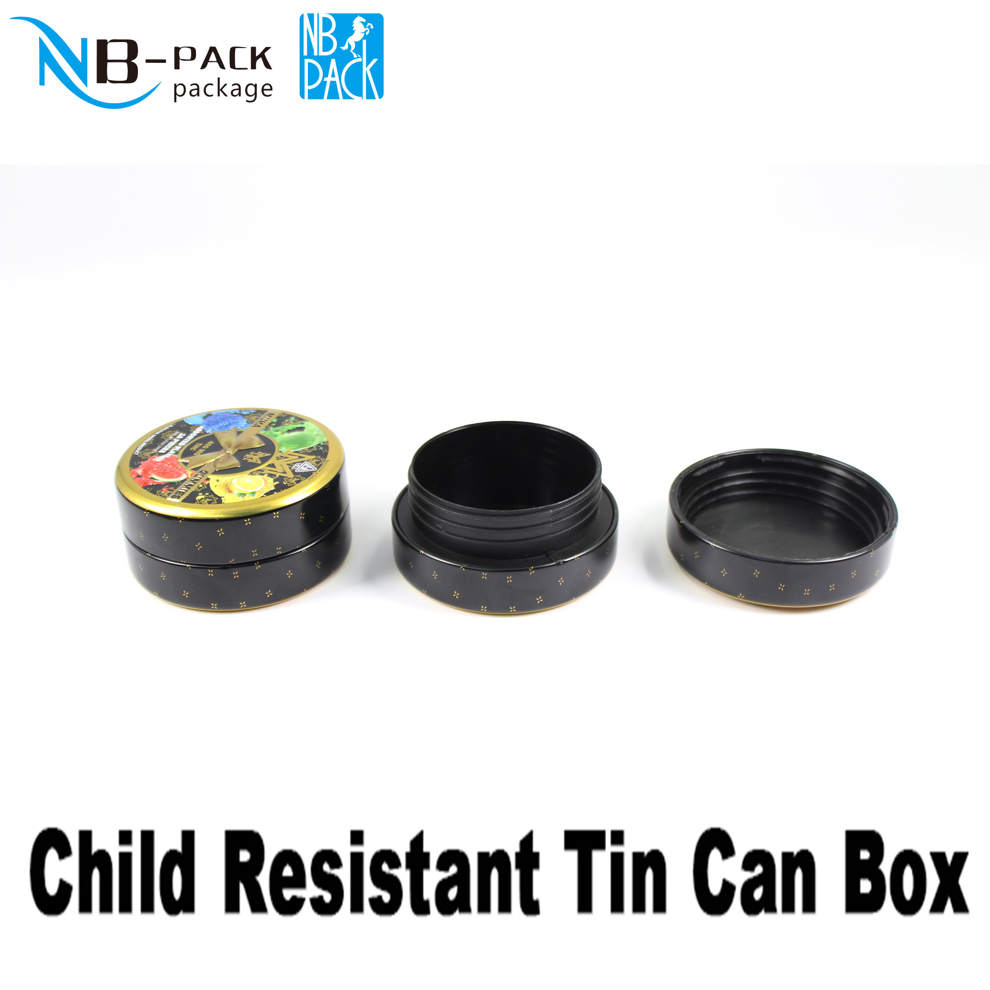 70ml Child Resistant Tin Jar